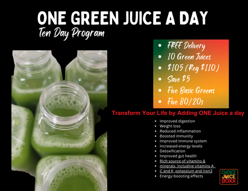 10 Day Green Juice Program